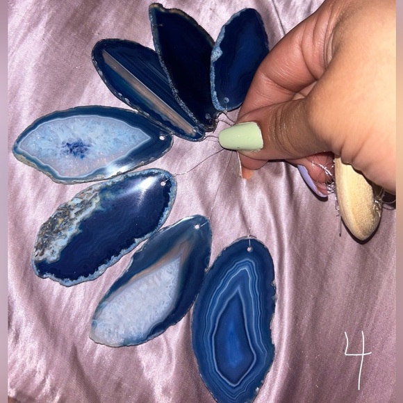 Blue Agate Windchime - Picture 16 of 16